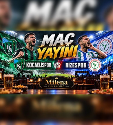 Kocaelispor - Rizespor Maç Yayını