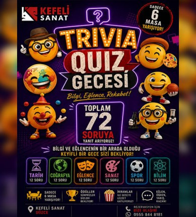 Trivia Quiz Gecesi