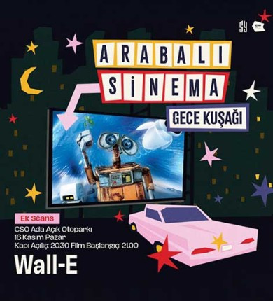 Arabalı Sinema Gece Kuşağı Wall-e (Altyazılı)