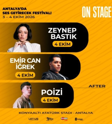On Stage Antalya 2026 - Zeynep Bastık, Emir Can İğrek, Poizi