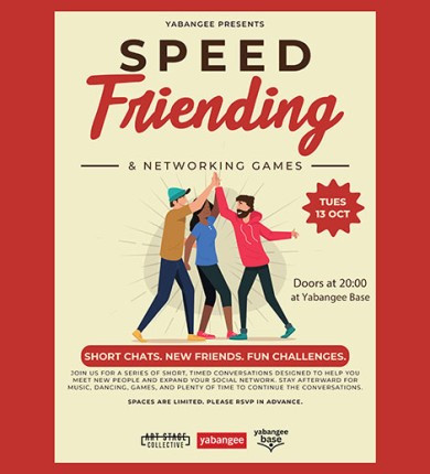 Speed Friending & Networking Games Night