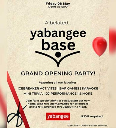 Yabangee Base: Grand Opening Celebration