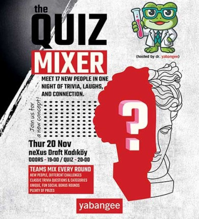 Quiz Mixer #2: Meet 17 New People & Compete! (Kadıköy Series)