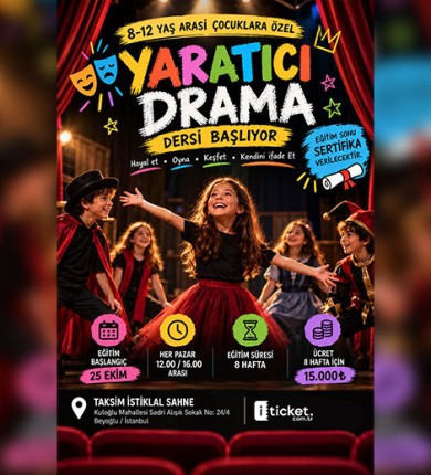 Çocuklar İçin Yaratıcı Drama Eğitimi