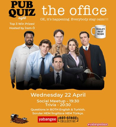 Pub Quiz Night on The Office: Questions in English & Turkish