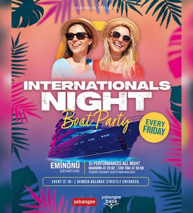 Internationals Night Boat Party
