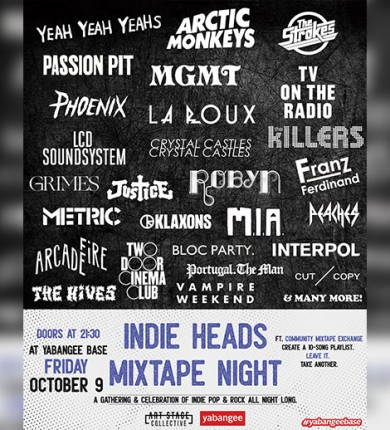Indie Heads Mixtape Night