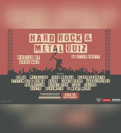 Hard Rock & Metal Quiz Night (with After-Party)