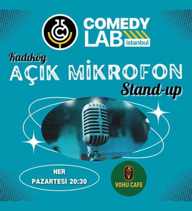 Kadıköy Açık Mikrofon Stand-up - Comedy Lab Istanbul