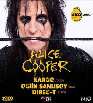%100 Metal Sunar: Alice Cooper