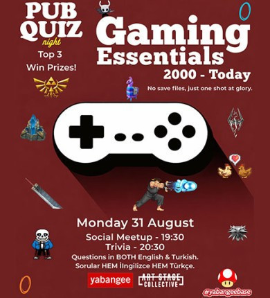 Pub Quiz on Gaming: Questions in English & Turkish