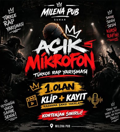 Açık Mikrofon-Rap Yarışması