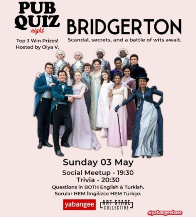 Pub Quiz Night on Bridgerton (TV Series): Questions in English & Turkish