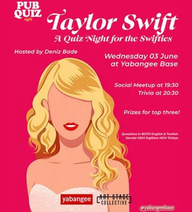 Pub Quiz Night on Taylor Swift: Questions in English & Turkish