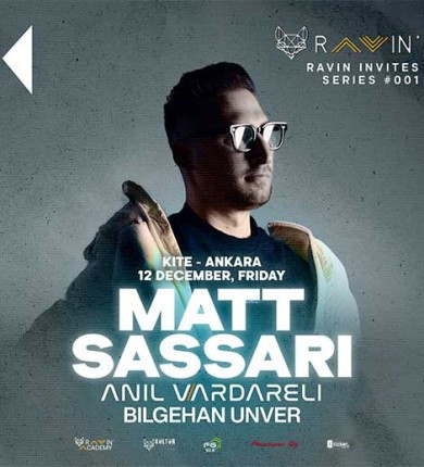 Ravin Invites Series 002 — Matt Sassari X Anıl Vardareli X Bilgehan Ünver