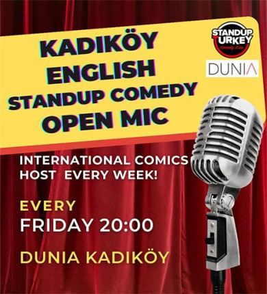 English Stand-up Comedy Open Mic