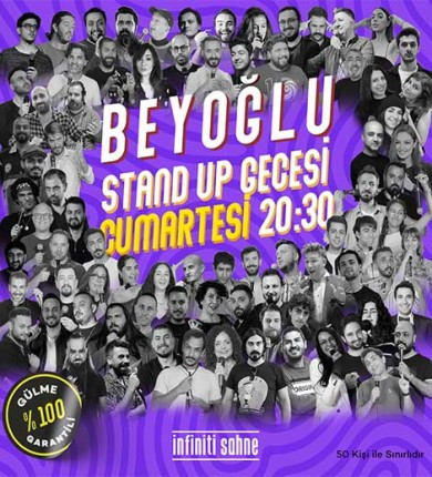 Stand up Beyoğlu Taksim Gecesi Cumartesi