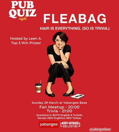 Pub Quiz Night on Fleabag: Questions in BOTH English AND Turkish