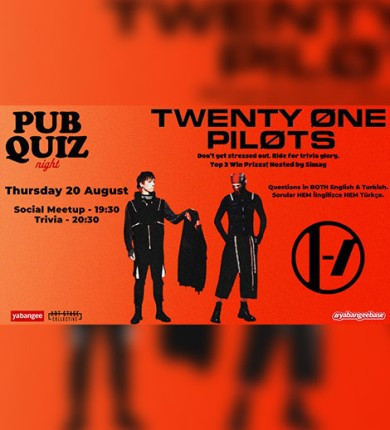 Pub Quiz on Twenty One Pilots: Questions in English & Turkish