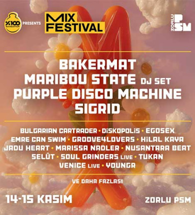 MIX Festival presented by %100 Müzik Zorlu PSM
