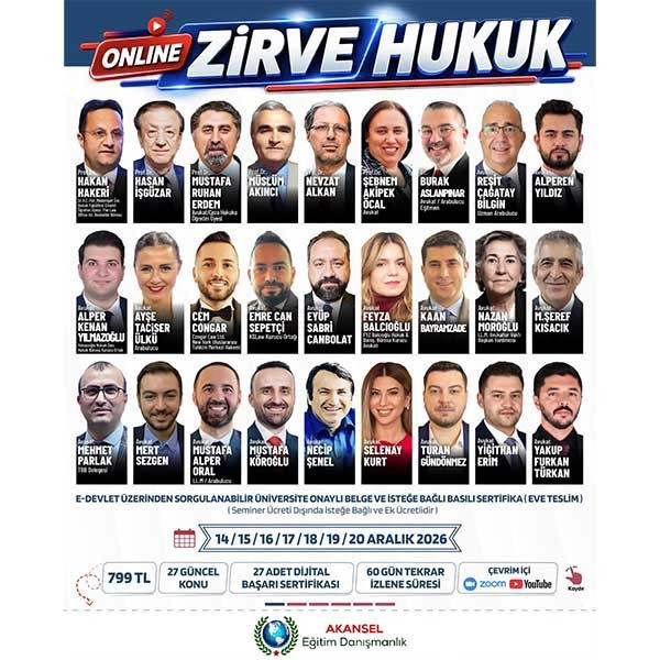 Online Zirve Hukuk Semineri