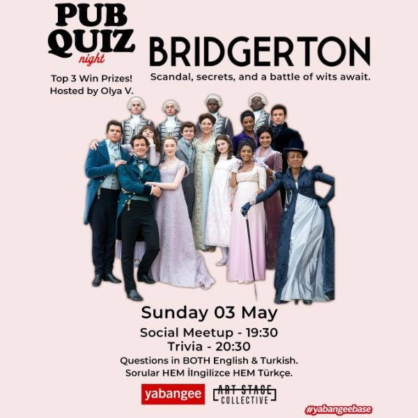 Pub Quiz Night on Bridgerton (TV Series): Questions in English & Turkish