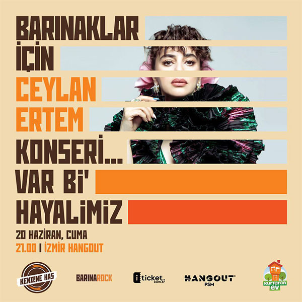 Kendine Has Sunar: Barınarock “Barınaklar için Ceylan Ertem Konseri”