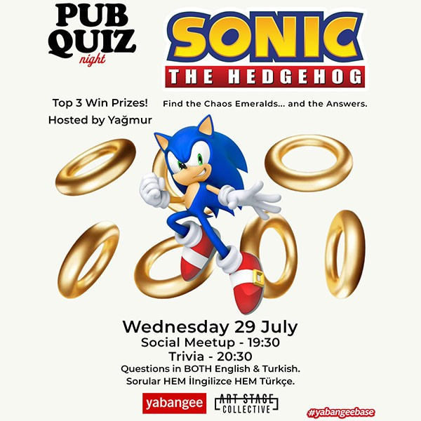Pub Quiz on Sonic: Questions in Both English & Turkish