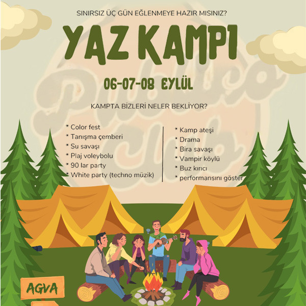 Publico Club ile 6-7-8 Eylül Yaz Kampı