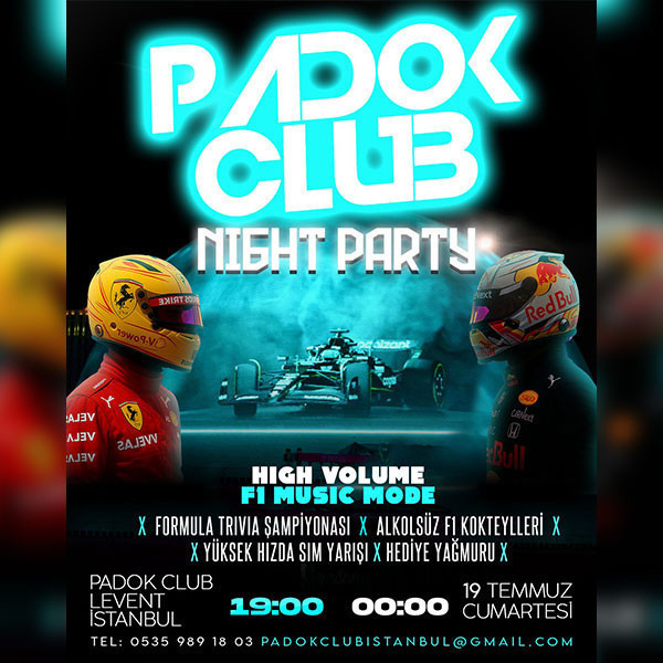 Padok Club F1 Night Party