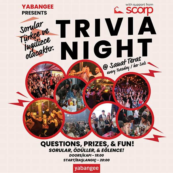Trivia Quiz Pub Gecesi