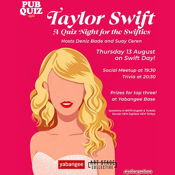 Pub Quiz on Taylor Swift (for Swift Day!): Questions in English & Turkish