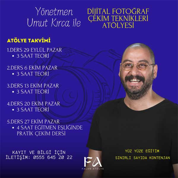 Umut Kırca ile Dijital Fotoğraf Çekim