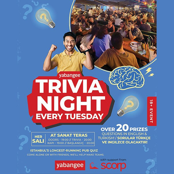 Trivia Night: Questions in English & Turkish