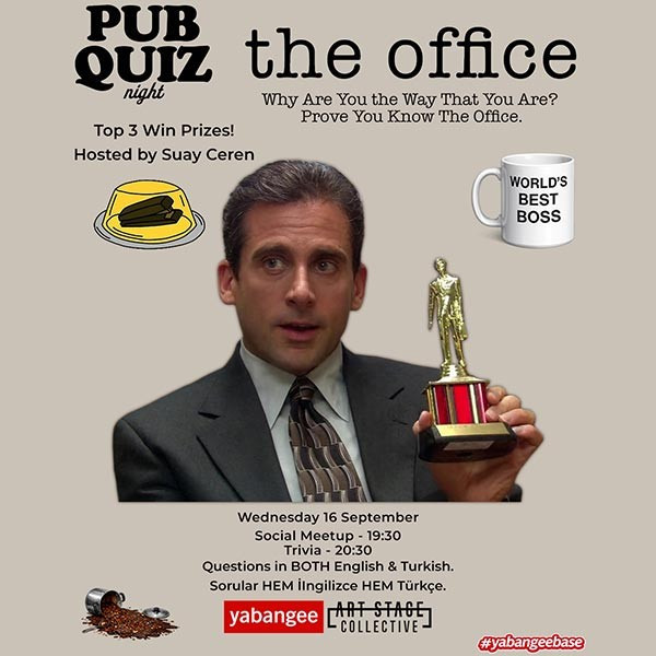 Pub Quiz on The Office: Questions in English and Turkish