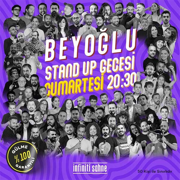 Stand up Beyoğlu Taksim Gecesi Cumartesi