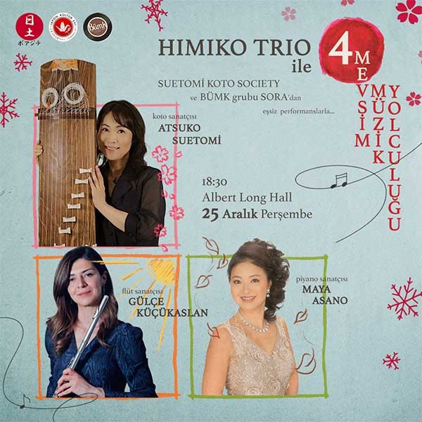 Himiko Trio ile 4 Mevsim Müzik Yolculuğu