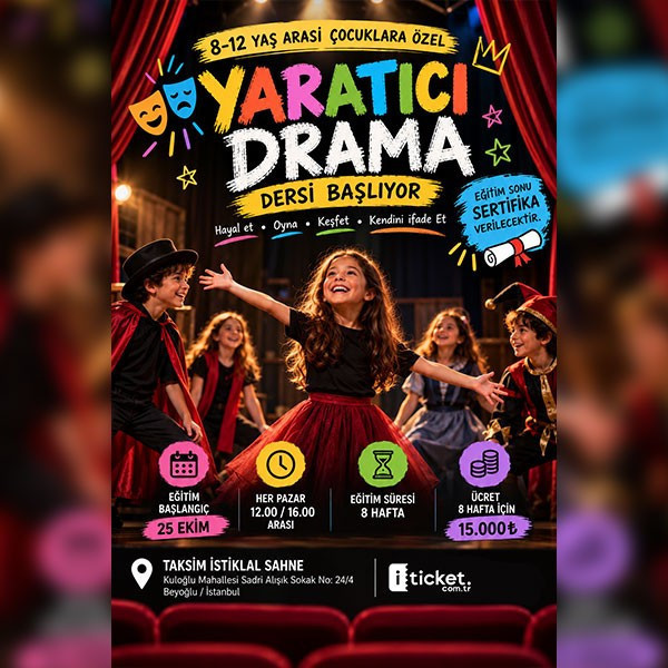 Çocuklar İçin Yaratıcı Drama Eğitimi