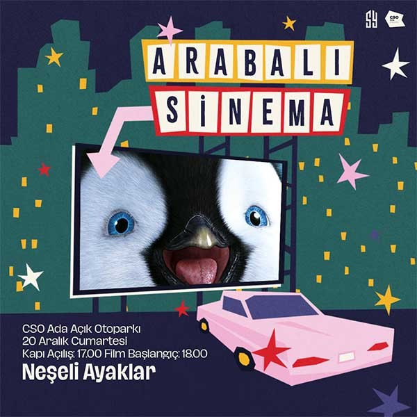 Arabalı Sinema Neşeli Ayaklar (2006 - Dublajlı)