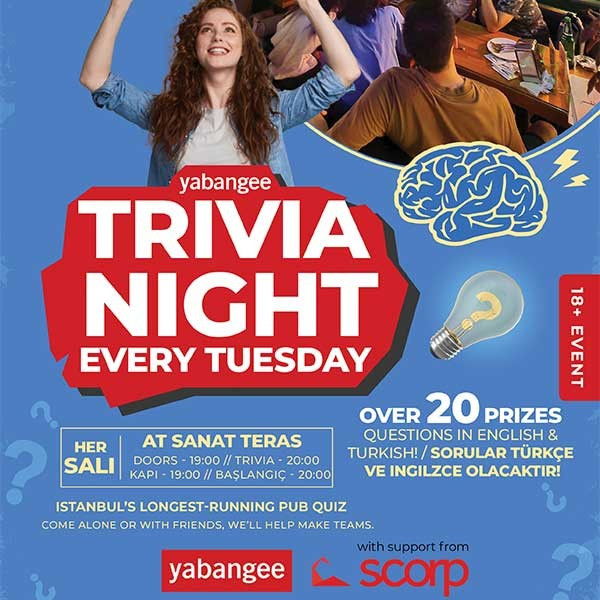 Trivia Night: Questions in English & Turkish