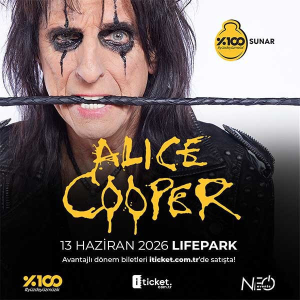 %100 Metal Sunar: Alice Cooper
