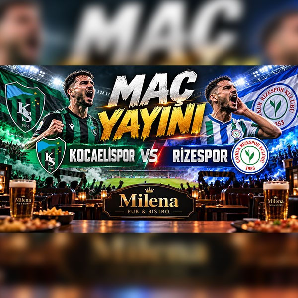 Kocaelispor - Rizespor Maç Yayını