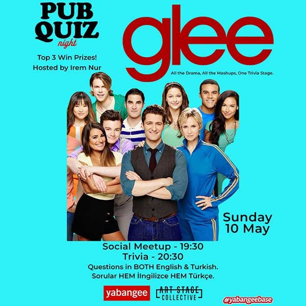 Pub Quiz Night on Glee (TV Series): Questions in English & Turkish