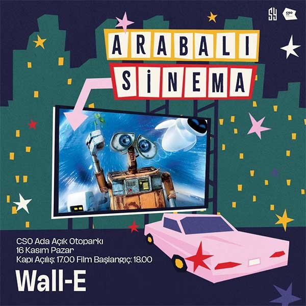 Arabalı Sinema Gündüz Kuşağı Wall-e (Altyazılı)