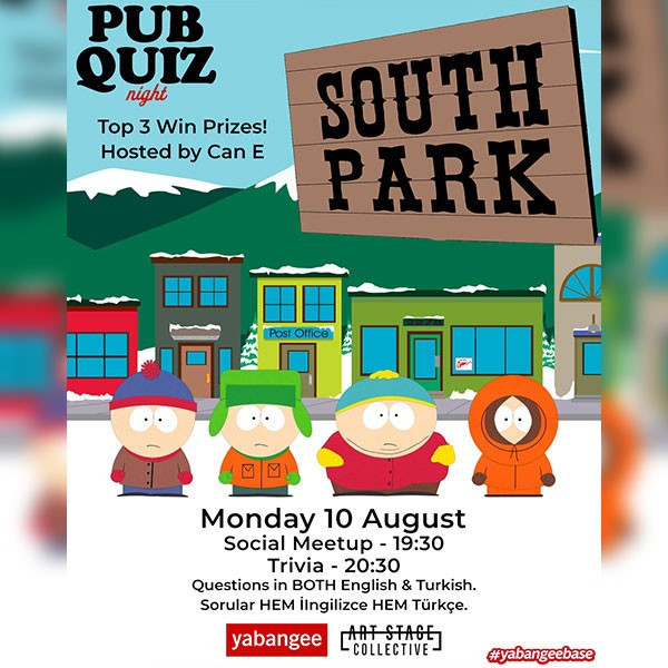 Pub Quiz on South Park: Questions in English and Turkish