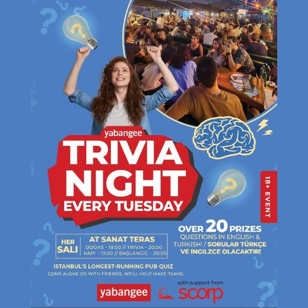 Trivia Night: Questions in English & Turkish