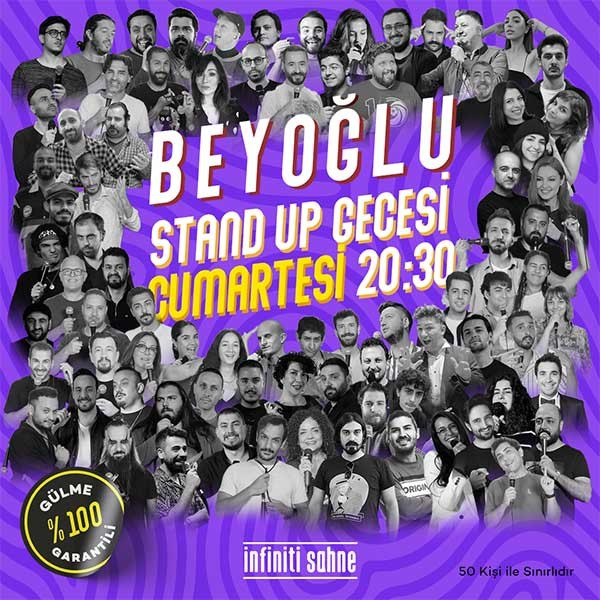 Stand up Beyoğlu Taksim Gecesi Cumartesi