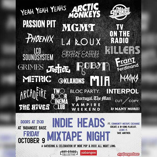Indie Heads Mixtape Night