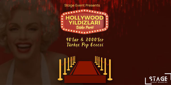 Hollywood Yıldızları 90'lar 2000'ler Türkçe Pop Gecesi - Hayal Kahvesi Aqua Florya - İSTANBUL
