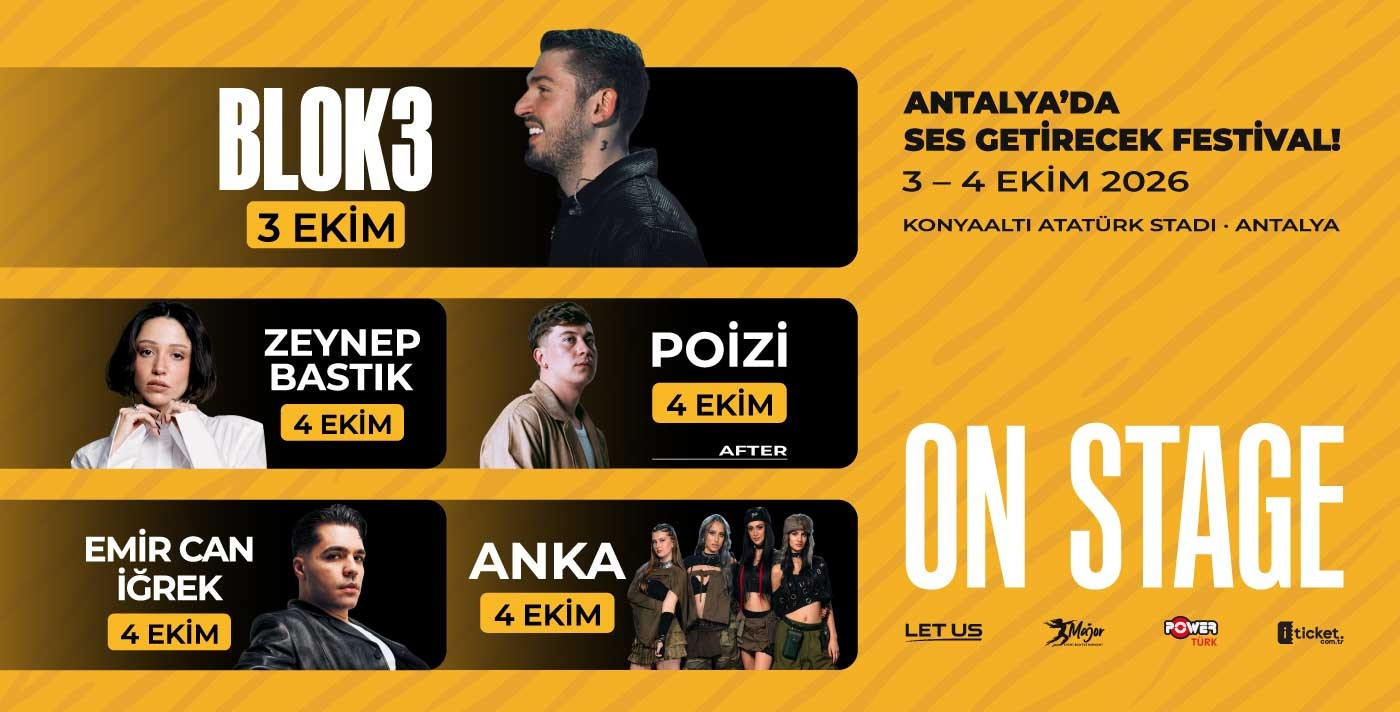 On Stage Antalya 2026 - Zeynep Bastık, Emir Can İğrek, Poizi, ANKA